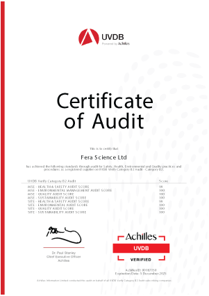 Achilles Certificate